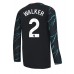 Manchester City Kyle Walker #2 Tredje matchtröja 2023-24 Långärmad Billigt